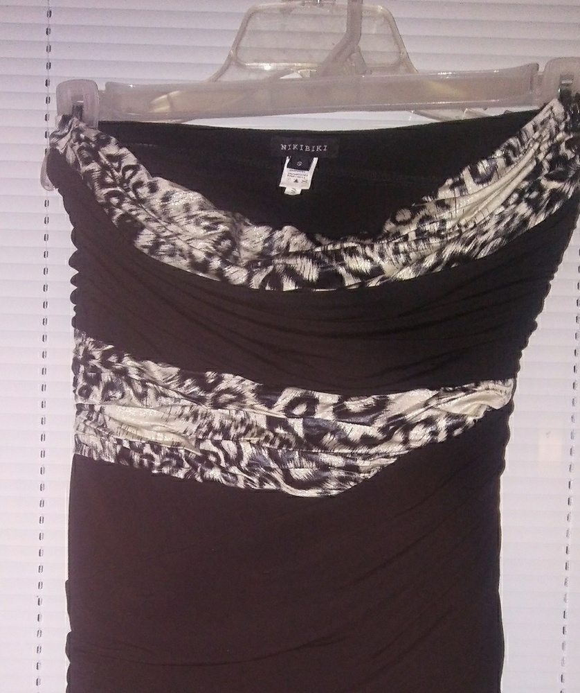 NIKIBIKI TUBE DRESS SZ SMALL Strapless